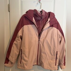 Columbia omniTech detachable waterproof jacket